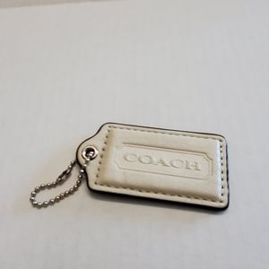COACH LEATHER HANG TAG
